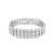 Brazalete en oro blanco de 18K con 12 ct de diamantes