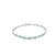 Brazalete en oro blanco de 14K con 1.80 ct de diamantes y esmeraldas