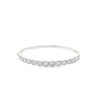 Brazalete en oro blanco de 14K con 1.57 ct en diamantes