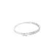 Brazalete en oro blanco de 14K con 1.57 ct en diamantes