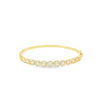 Brazalete en oro amarillo de 14K con 1.60 ct de diamantes
