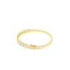 Brazalete en oro amarillo de 14K con 1.60 ct de diamantes