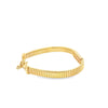 Brazalete en oro amarillo de 14K con 0.32 ct en diamantes