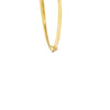 Gargantilla en oro amarillo de 14K con 0.32 ct de diamantes