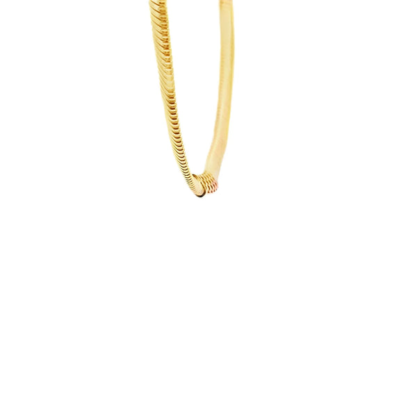 Gargantilla en oro amarillo de 14K con 0.32 ct de diamantes