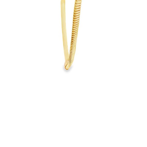 Gargantilla en oro amarillo de 14K con 0.32 ct de diamantes