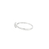 Anillo solitario en oro blanco de 14K con diamante entre 0.20 y 0.37 ct