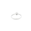 Anillo solitario en oro blanco de 14K con diamante ovalado entre 0.11 y 0.26 ct