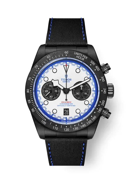 Reloj Tudor Black Bay en carbono de 42MM cronógrafo movimiento automático