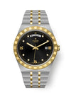 Reloj Tudor Royal en acero bicolor de 41MM movimiento automático, esfera negra