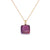 Dije en oro de 14K con diamante de 0.02 ct, diseño moderno