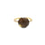 Anillo para dama en oro de 14K con diamante de 0.07 ct, diseño delicado