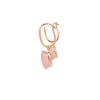Aretes de oro de 14K con diamantes de 0.07 ct, elegancia discreta