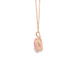 Dije en oro de 14K con diamante de 0.02 ct, diseño delicado