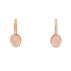 Aretes en oro de 14K con diamantes de 0.10 ct, diseño sofisticado