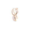 Aretes en oro de 14K con diamantes de 0.10 ct, diseño sofisticado