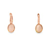 Aretes en oro de 14K con diamantes de 0.10 ct, diseño sofisticado