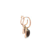 Aretes femeninos en oro de 14K con diamantes de 0.10 ct, elegancia clásica