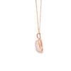 Dije de oro de 14K con diamante de 0.02 ct, elegancia sutil