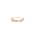 Anillo femenino en oro de 18K con diamante de 0.60 ct, estilo luminoso