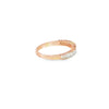 Anillo de oro de 18K con diamante de 0.46 ct, elegancia vibrante
