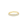 Anillo de oro de 18K con diamante de 0.47 ct y topacio azul, diseño exclusivo
