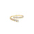 Anillo de oro de 18K para dama con diamante de 0.65 ct, elegancia radiante