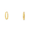 Aretes de oro amarillo de 18K con diamante de 0.27 ct y topacio azul de 0.48 ct, diseño vibrante