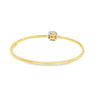 Brazalete femenino en oro de 18K con diamantes de 0.56 ct, estilo refinado