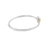 Brazalete de oro de 18K con diamantes de 0.56 ct, lujo discreto