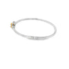 Brazalete en oro de 18K con diamantes de 0.55 ct, sofisticación brillante