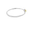 Brazalete en oro de 18K con diamantes de 0.55 ct, sofisticación brillante
