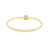 Brazalete en oro de 18K con diamantes de 0.55 ct, diseño elegante