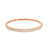 Brazalete femenino en oro de 18K con diamantes de 1.50 ct, estilo distinguido