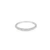 Churumbela en oro blanco de 14K con diamantes de 0.19 ct, diseño refinado