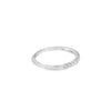 Churumbela en oro blanco de 14K con diamantes de 0.19 ct, diseño refinado