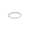 Churumbela de oro blanco de 14K con diamantes de 0.24 ct, elegancia sutil