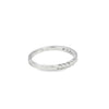 Churumbela de oro blanco de 14K con diamantes de 0.24 ct, elegancia sutil