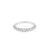 Churumbela en oro blanco de 14K con diamantes de 0.43 ct, diseño sofisticado