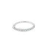 Churumbela en oro blanco de 14K con diamantes de 0.25 ct, diseño moderno