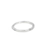 Churumbela en oro blanco de 14K con diamantes de 0.25 ct, diseño moderno