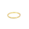 Churumbela en oro amarillo de 14K con diamantes de 0.25 ct, diseño refinado