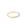 Churumbela en oro amarillo de 14K con diamantes de 0.25 ct, diseño refinado
