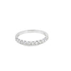 Churumbela de oro blanco de 14K con diamantes de 0.55 ct, elegancia sutil