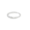 Churumbela de oro blanco de 14K con diamantes de 0.55 ct, elegancia sutil