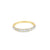 Churumbela en oro amarillo de 14K con diamantes de 0.55 ct, estilo moderno