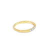 Churumbela en oro amarillo de 14K con diamantes de 0.55 ct, estilo moderno