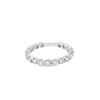 Churumbela en oro blanco de 14K con diamantes de 0.50 ct, estilo majestuoso