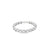 Churumbela en oro blanco de 14K con diamantes de 0.50 ct, estilo majestuoso