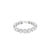 Churumbela de oro blanco de 14K con diamantes de 1.04 ct, lujo absoluto